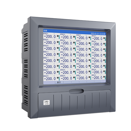 彩乐园MIK-R8000D 1-40路 10.4英寸 彩屏 无纸记录仪 USB